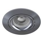 Noxion Recessed Spot Vision MR16 Tiltable Grey | 82mm - Cutout 69mm - IP20 - incl. GU10 Socket 