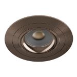 Noxion Recessed Spot Logic MR16 Tiltable Bronze | 92mm - Cutout 80mm - IP20 - incl. GU10 Socket 