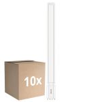 Multipack 10x Philips Corepro PL-L LED 24W 3400lm - 865 Daylight | 4-Pin - Replaces 55W