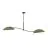 Emibig Ceiling Light Lotus Steel Black | Suitable for 2x E14 - Max 10W