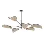 Emibig Ceiling Light Lotus Steel Black | Suitable for 6x E14 - Max 10W