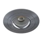 Noxion Recessed Spot Logic MR16 Tiltable Grey | 92mm - Cutout 80mm - IP20 - incl. GU10 Socket 