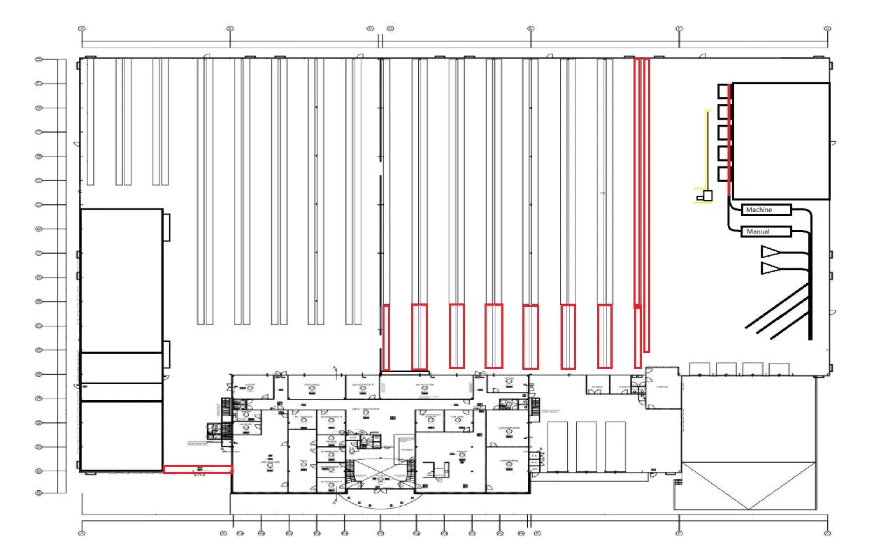 Lighting plan 2D 